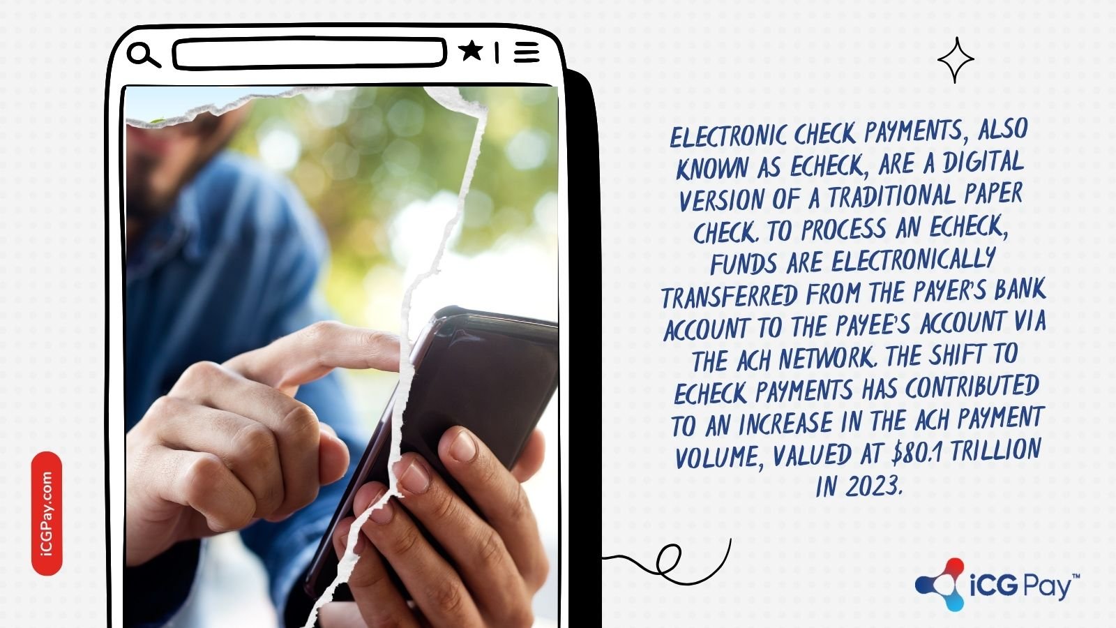 Electronic check payments