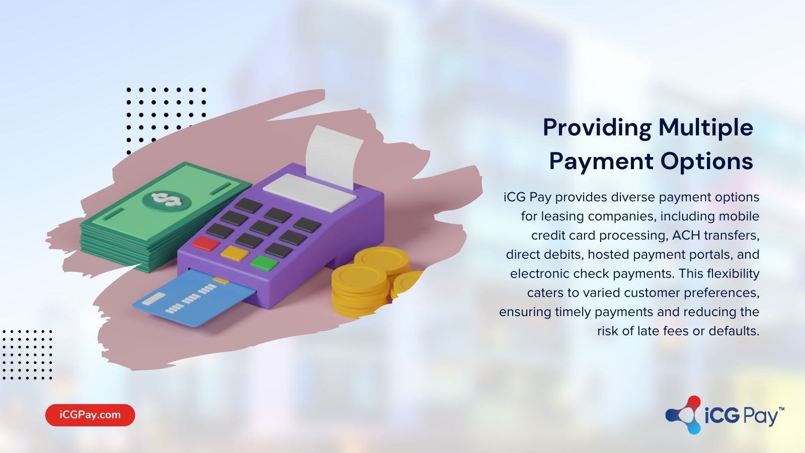 Multiple payment methods